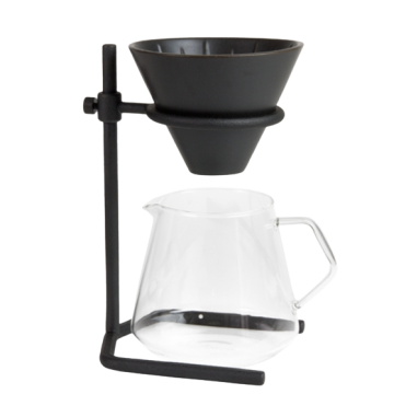 Kit Slow Coffee Style - 2 tasses - Noir l KINTO®