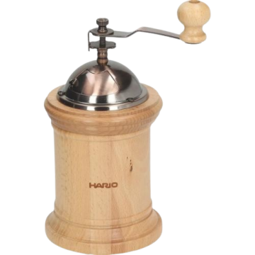 Moulin à café manuel en bois et céramique - HARIO® - Caron : Torrefacteur français