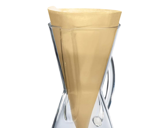 Filtres papier naturel pour cafetière 3 tasses - CHEMEX® - Caron : Torrefacteur français