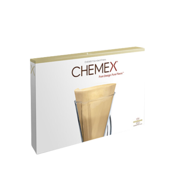 Filtres papier naturel pour cafetière 3 tasses - CHEMEX® - Caron : Torrefacteur français