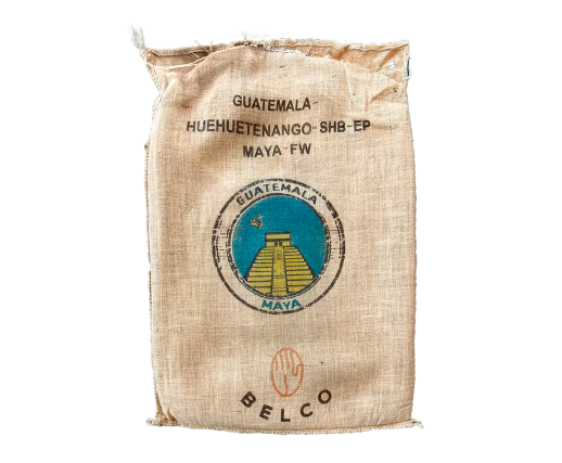 Sac de café en toile de jute - Café Caron