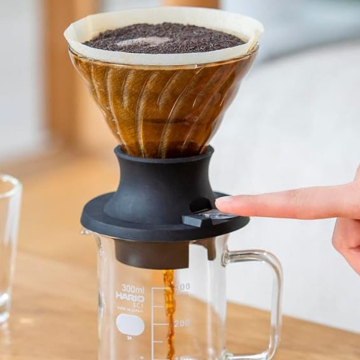 Cafetière Hario V60 en verre - Café Caron - Torréfacteur français