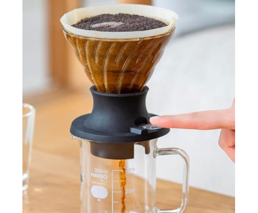 Cafetière Hario V60 en verre - Café Caron - Torréfacteur français
